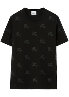 Burberry Equestrian-Knight print cotton T-shirt