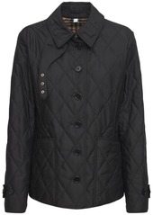 Burberry Fernleigh Nylon Buttoned Quilted Jacket