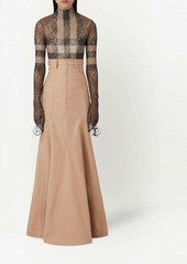 Burberry Gabardine cotton full skirt