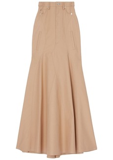 Burberry Gabardine cotton full skirt