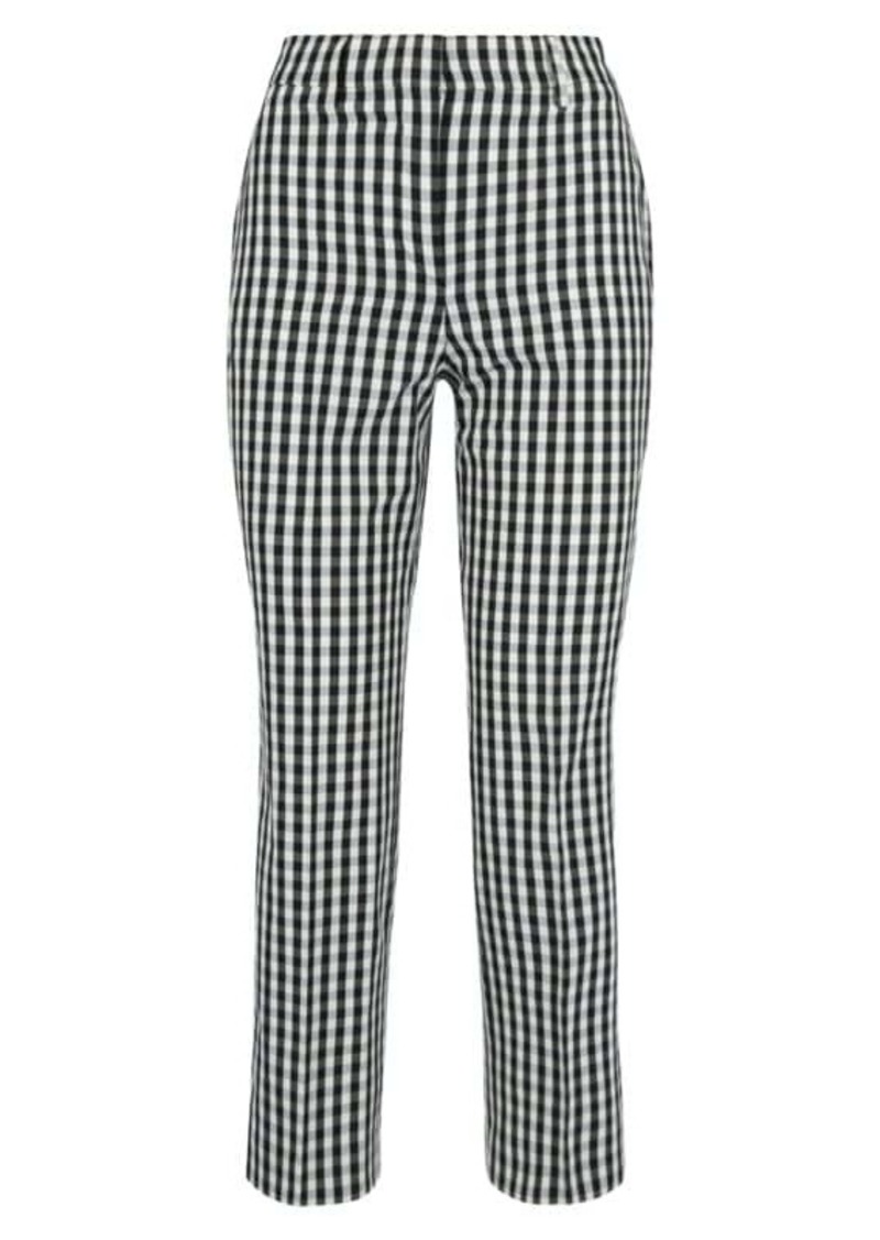 Burberry Gingham Cropped Pants