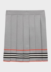 Burberry Girl's Amelia Striped Knit Mini Skirt, Size 3-14