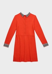 Burberry Girl's Annalisa Knit Sweater Dress, Size 3-14
