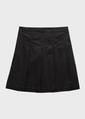 Burberry Girl's Gabrielle Embroidered Pleated Skirt, Size 3-10