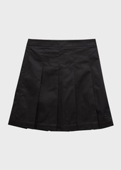 Burberry Girl's Gabrielle Embroidered Pleated Skirt, Size 3-10