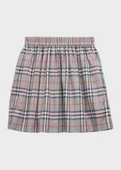 Burberry Girl's Kelsey Short Check Skirt, Size 3-14