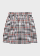 Burberry Girl's Kelsey Short Check Skirt, Size 3-14