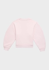 Burberry Girl's Lora Equestrian Knight Design Embroidered Sweatshirt, Size 3-14