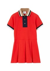 Burberry Girl's Serena Varsity Polo Dress