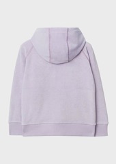 Burberry Girl's Timmy Cotton-Blend EKD Hoodie, Size 3-14