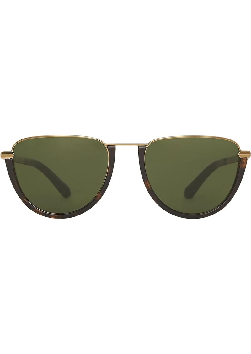 Burberry Half Moon Pilot Round Frame Sunglasses | Sunglasses