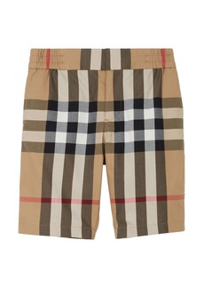 Burberry Halford Check print shorts