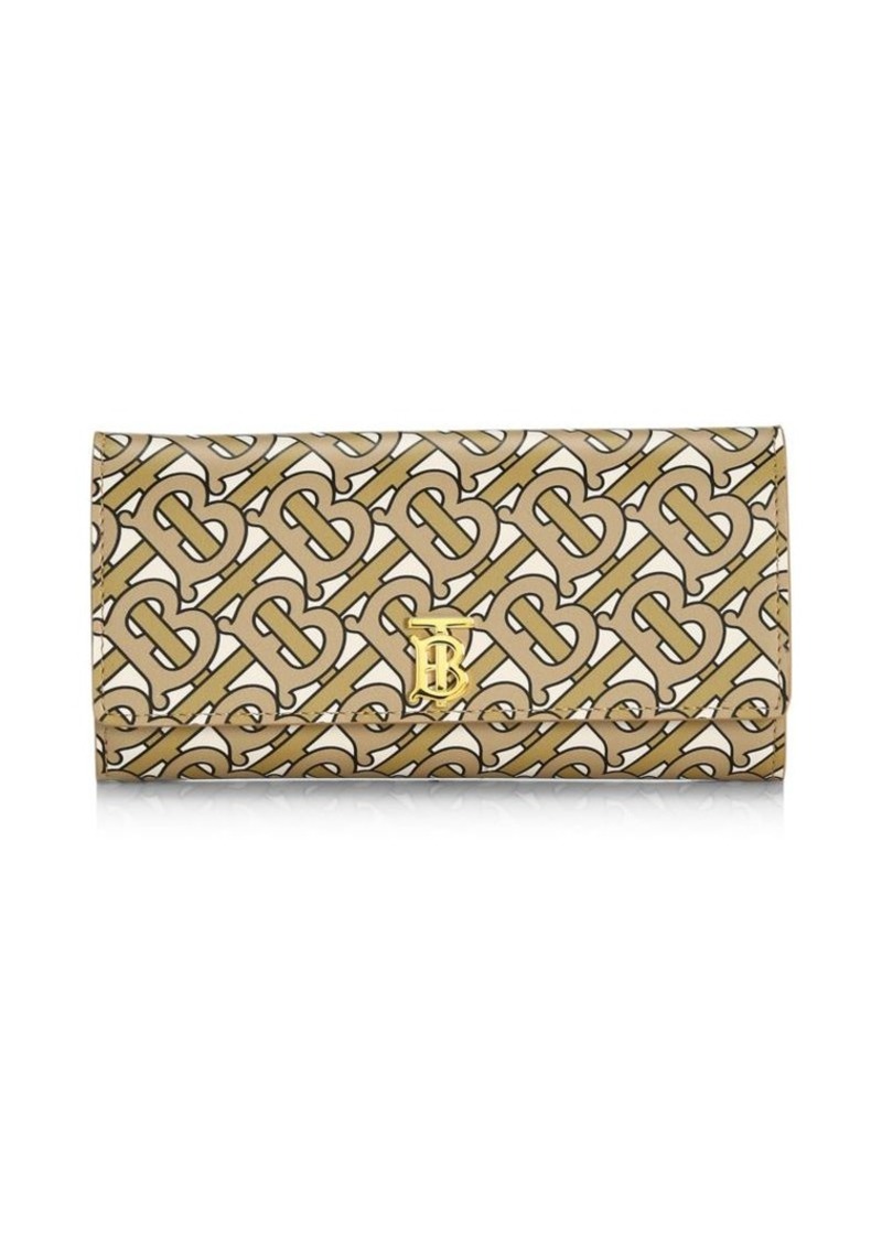 Burberry Halton TB Monogram Leather Continental Wallet | Misc Accessories