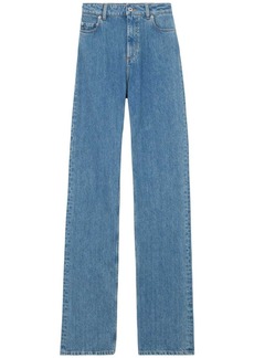 Burberry high-waist straight-leg jeans