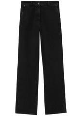 Burberry high-waist straight-leg trousers