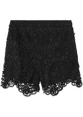 Burberry high-waisted macramé lace shorts