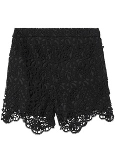 Burberry high-waisted macramé lace shorts