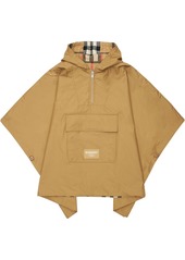 Burberry Hooded Cape W/ Patch Pocket