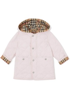 Burberry hooded padded coat