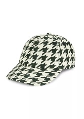 Burberry Houndstooth Baseball Cap