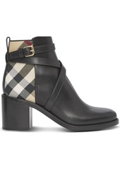 Burberry House Check mid-heel boots