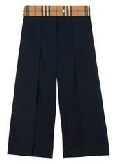 Burberry House Check wide-leg trousers