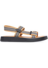 Burberry Icon Stripe flat sandals