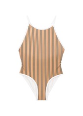 Burberry Icon Stripe Lycra One Piece Swimsuit