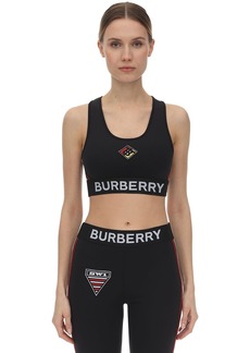Burberry Jersey Sport Bra W/patches