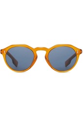 burberry keyhole round frame sunglasses