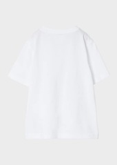 Burberry Kid's Check-Print Graphic Bear T-Shirt, Size 3-14