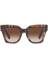 Burberry Kitty check-pattern sunglasses
