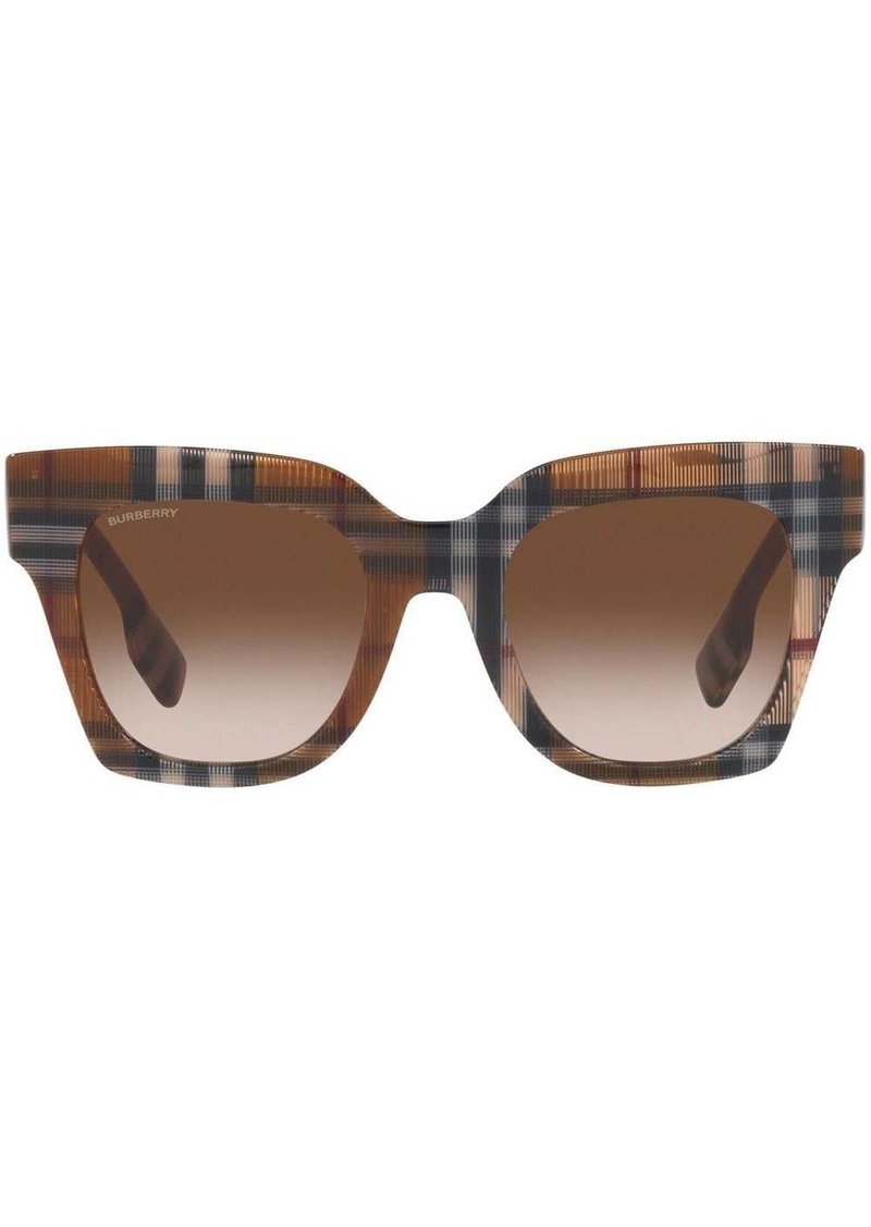 Burberry Kitty check-pattern sunglasses