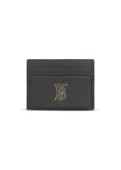 Burberry leather logo-plaque card holder