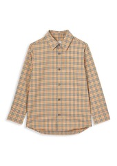 Burberry Little Boy's & Boy's Check Stretch Shirt
