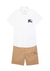 Burberry Little Boy's & Boy's Owen Short-Sleeve Shirt