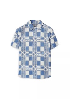 Burberry Little Boy's & Boy's Ramon Check Short-Sleeve Shirt