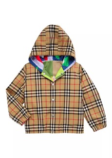 Burberry Little Boy's & Boy's Reversible Check Jacket
