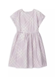 Burberry Little Girl's & Girl's Check Cotton Dress