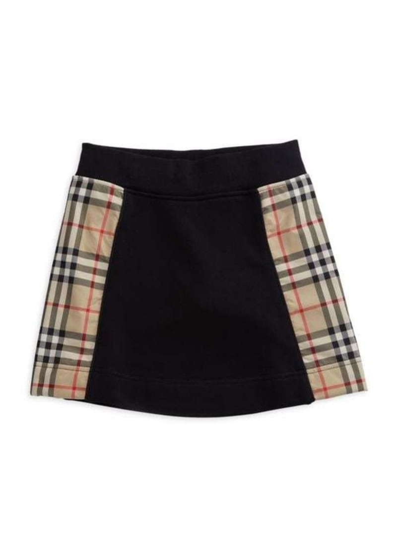 Burberry Little Girl's & Girl's Check Mini Skirt