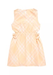 Burberry Little Girl's & Girl's Check Print Sleeveless Dress