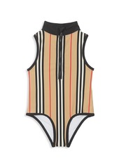 Burberry Little Girl's & Girl's KG7 Siera Stripe One-Piece Swimsuit
