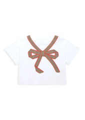 Burberry Little Girl's & Girl's Leona Bow T-Shirt