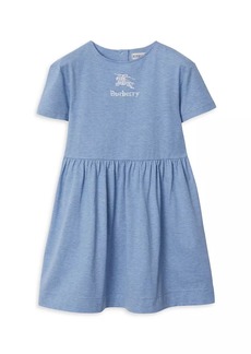 Burberry Little Girl's & Girl's Logo Embroidered T-Shirt Dress