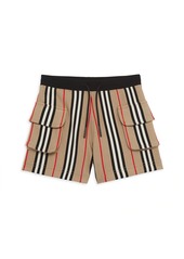 Burberry Little Girl's & Girl's Nala Stripe Cargo Shorts