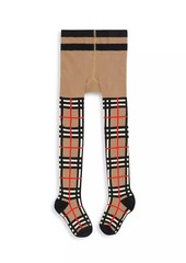 Burberry Little Girl's & Girl's Vintage Check Tights