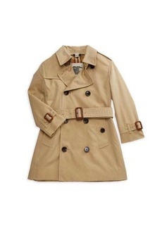 Burberry Little Girl's Belted Trench Coat