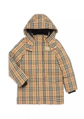 Burberry Little Kid's & Kid's Aubin Checkered Coat