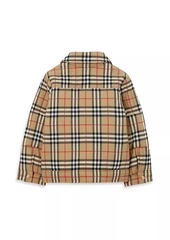 Burberry Little Kid's & Kid's Check Quilted Jacket
