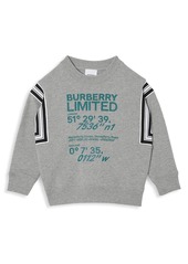 Burberry Little Kid's & Kid's Coordinates-Print Cotton Sweatshirt
